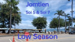 Jomtien Soi 5 & Soi 7 day walk Low Season.