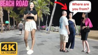 GREAT SCENES in Pattaya Beach Road – New View – 2024 – October