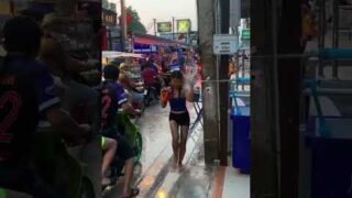 8K Soi 7 Bacchus Bar Pattaya Thailand Songkran Party I think i started a war best bar in Pattaya