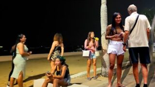 4K HDR How is Now pattaya nightlife beach road pattaya freelancers today