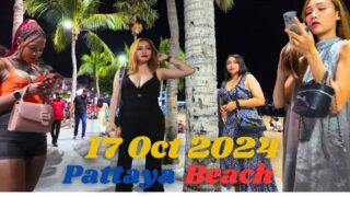 Pattaya Beach Walk – Thailand – A Walk at Night on Beach Road pattaya. @soloDVlogs
