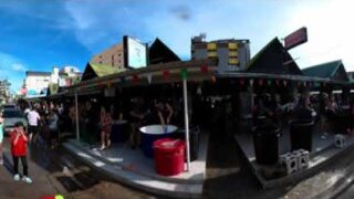 360° VIDEO – Songkran Water Festival, Soi 7, Pattaya Thailand 🇹🇭