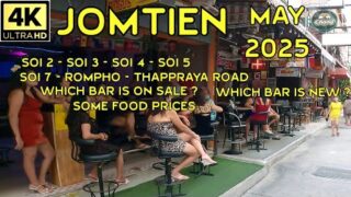 Jomtien May Vlog Part 1   New Bar at Rompho   Bar Closed at Soi 7   2025 Pattaya Thailand