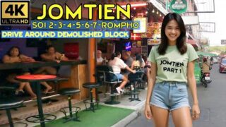 Jomtien Vlog March   I drive around demolished block   I drive on Soi 6   Soi 2 3 4 5 6 7 and Rompho